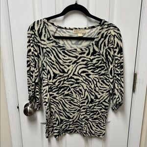 MICHAEL Michael Kors Zebra Print Blouse